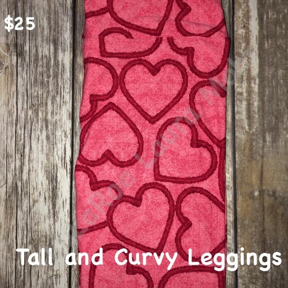 LuLaRoe Pants - LuLaRoe TC Valentine Leggings New with Tags